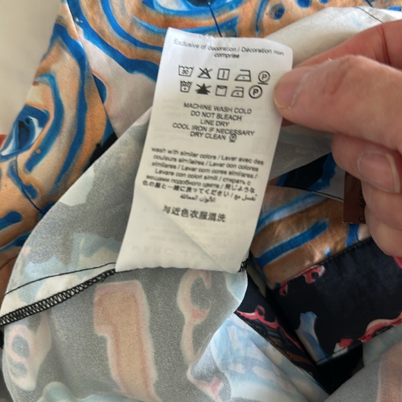 Heaven by Marc Jacobs E.T. Phone Home Abstract Print Skirt Size S - Picture 10 of 11